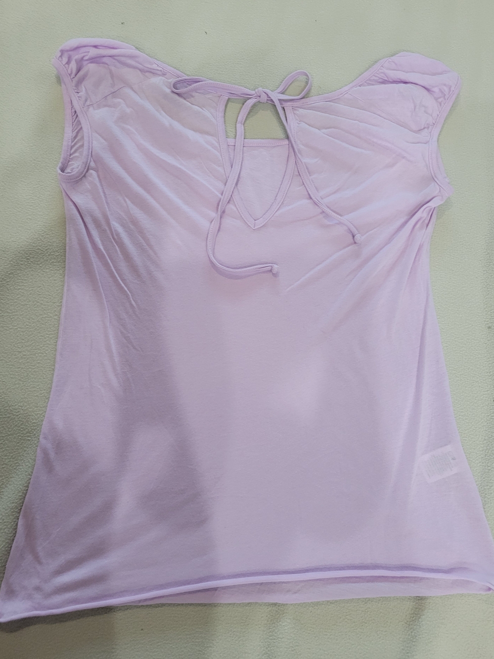 Vintage JUICY couture LAVENDER Tie-Back Women's Top
